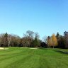 golf de La Bretesche - le green du 7 (Par 4) défendu par 3 bunkers