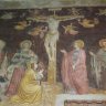 Vérone – San Zeno Maggiore –latéral gauche (église supérieure) : Crucifixion, fresque attribuée à Altichiero (école de Giotto – 2nde moitié du XIVe siècle).